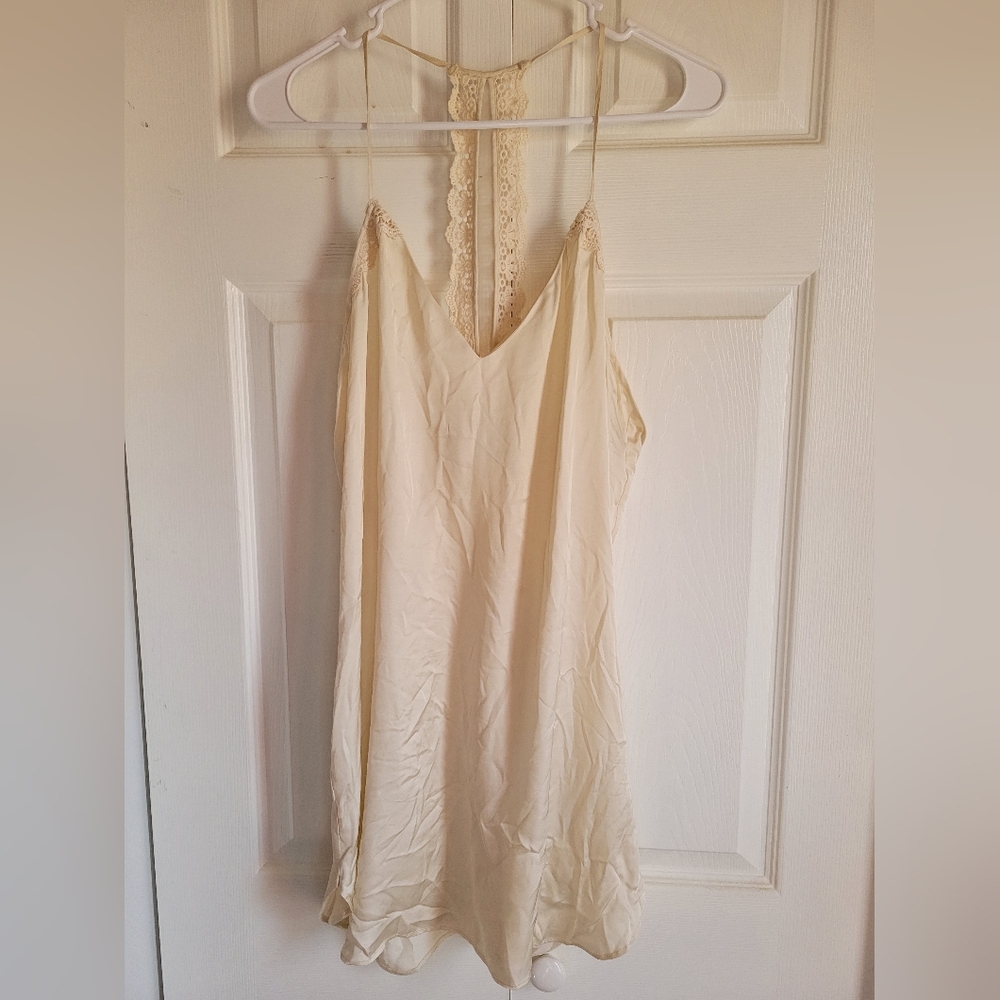 BHLDN Cream Chemise Size Small